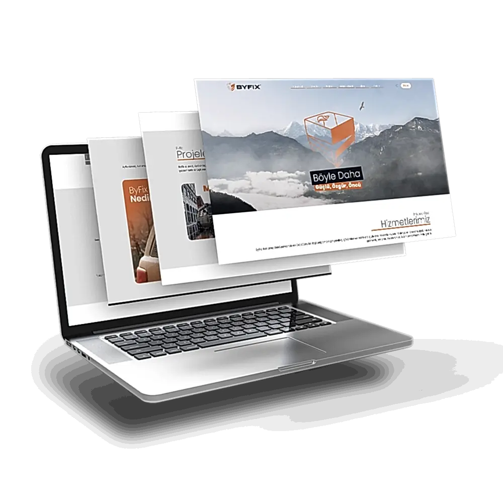 Byfix Otomotiv Özel Tasarım Web Sitesi