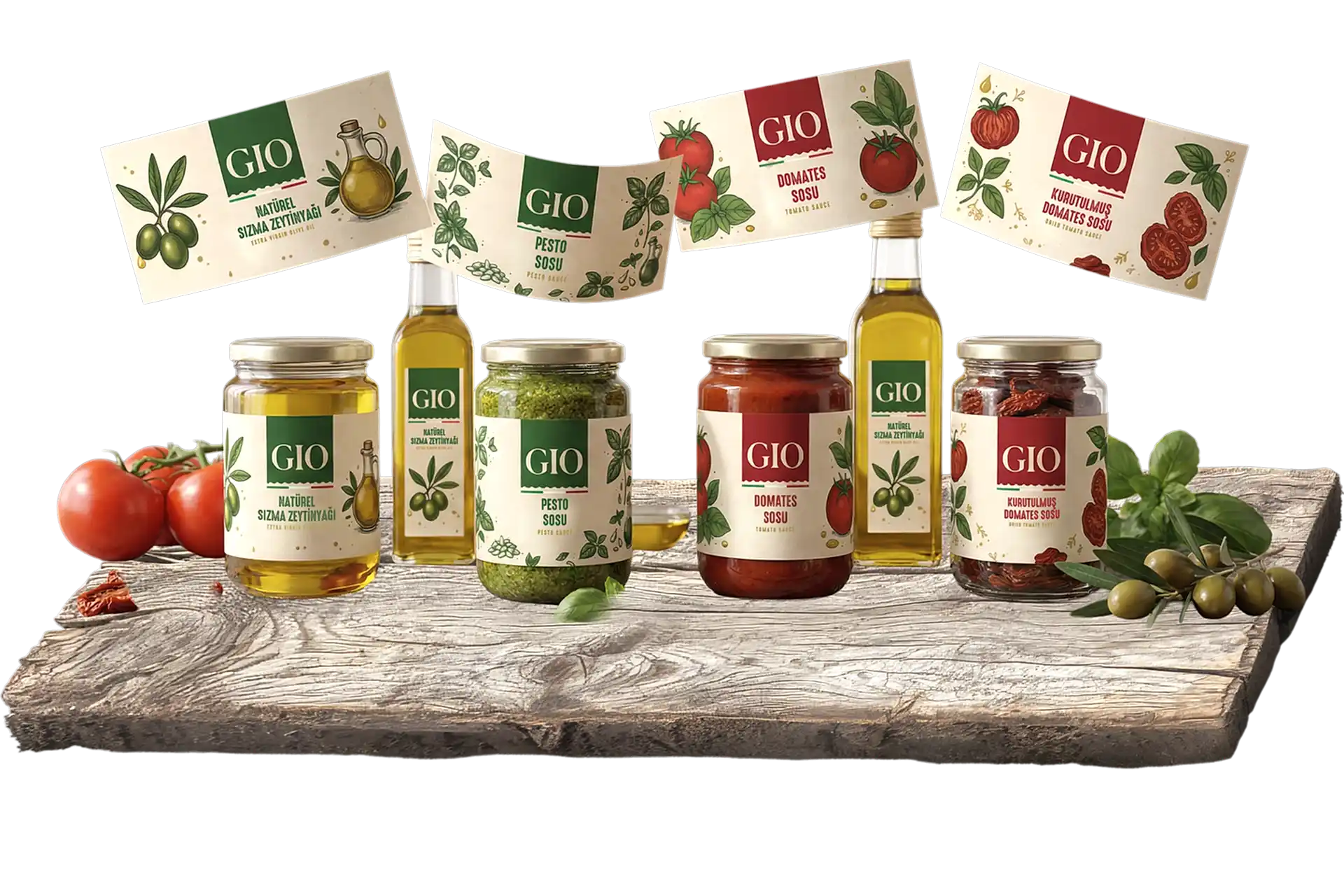GIO Gusto Sos Etiketi Çalışması